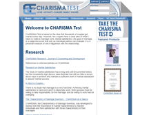 Tablet Screenshot of charismatest.com